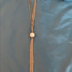 Elegant Gold Tassel Necklace